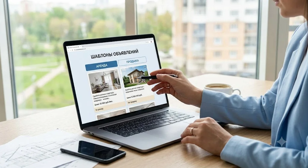 Шаблоны объявлений для аренды и продажи: готовые тексты